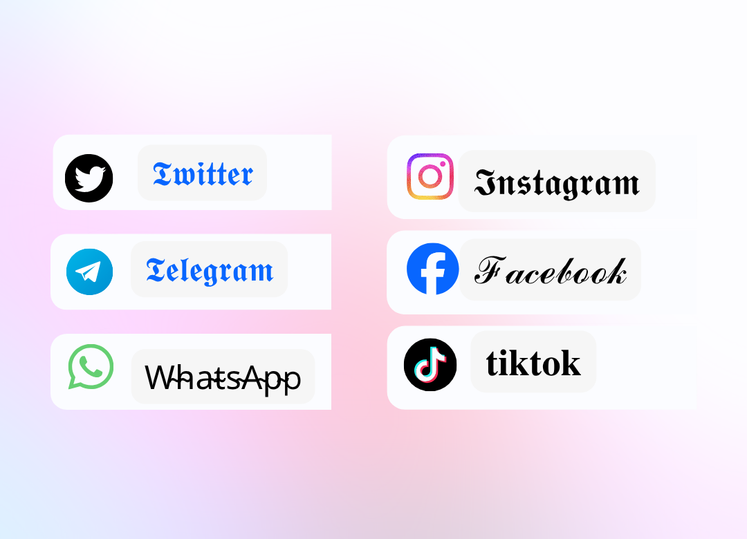 A stylized graphic for a font generator tool